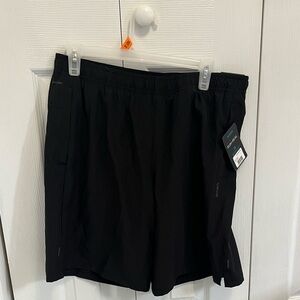 Men’s Large Black Skora Run Real Shorts, Qwik-Dry